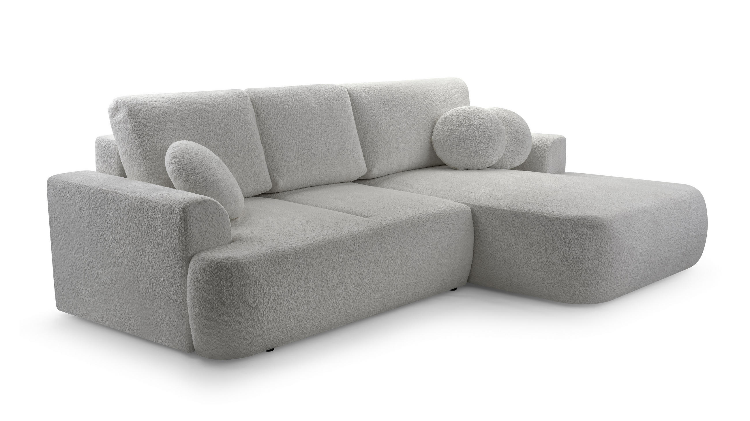 Masseno Ecksofa Grau 260x168 cm