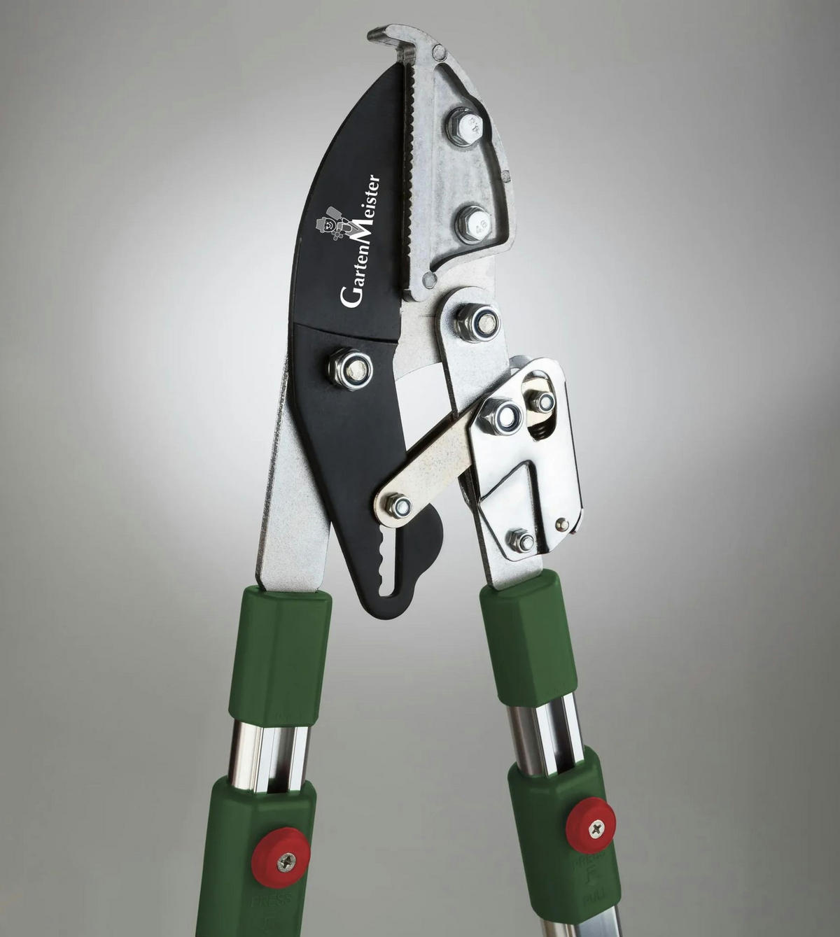 ASTSCHERE Amboss, mit Ratsche, Teleskopgriff, 68-100 cm - Silberfarben, Metall (30/4/70cm) - Westfalia