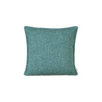 KISSENHÜLLE Bouclé ocean-petrol 40/40 cm - Petrol, Textil (40/40cm) - beties Heimtextil
