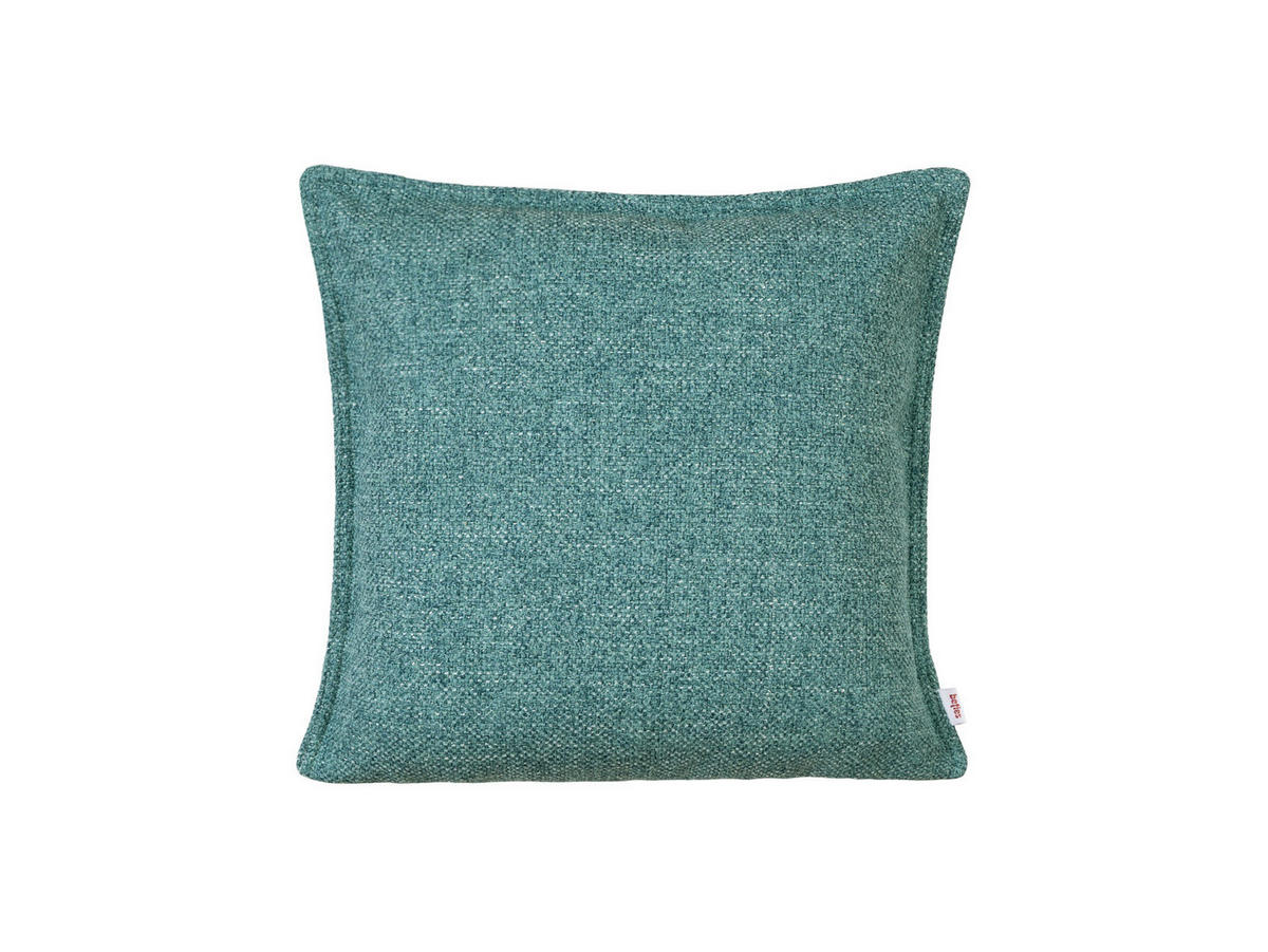 KISSENHÜLLE Bouclé ocean-petrol 40/40 cm - Petrol, Textil (40/40cm) - beties Heimtextil