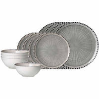 BASIC-SET Natura Grau 12er Set - Grau, Keramik (2/2/2cm) - Ritzenhoff Breker