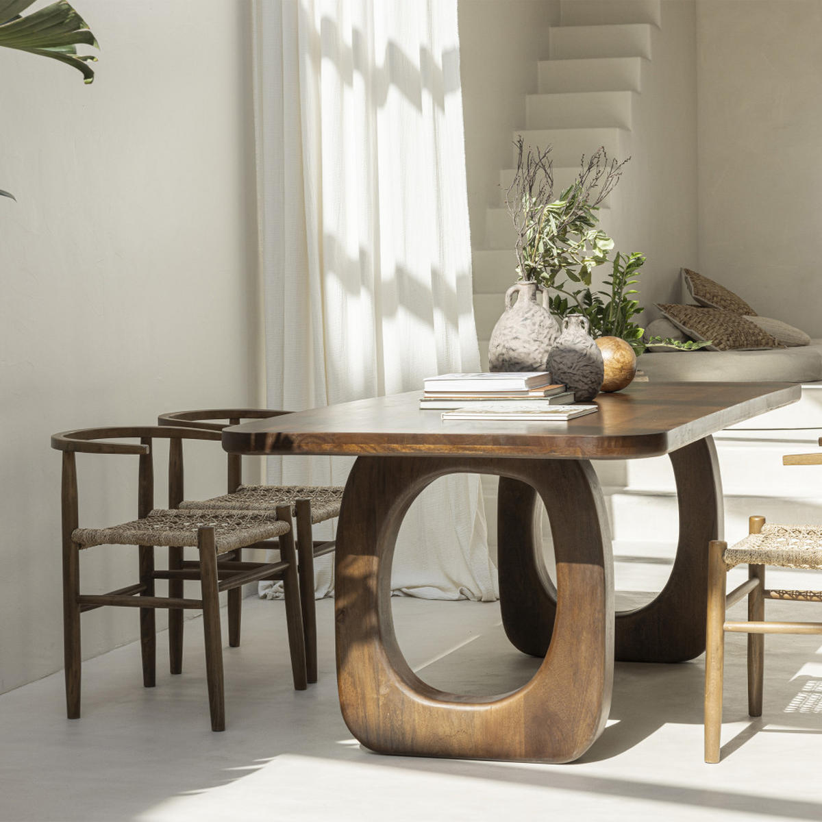 ESSTISCH - Dunkles Holz - Nussbaumfarben, Holz (200/100/76cm) - Drawer