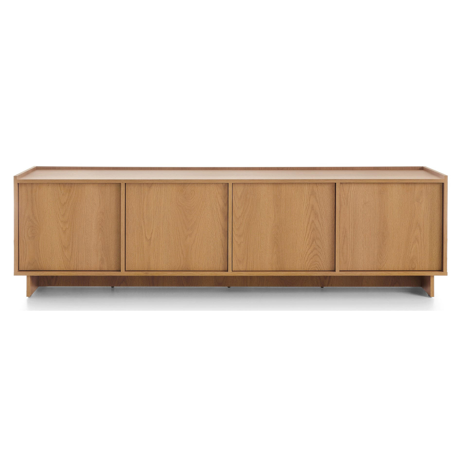 TV-LOWBOARD Yasumi 195 cm - Eichefarben, Holzwerkstoff (195/55/39cm) - Selsey