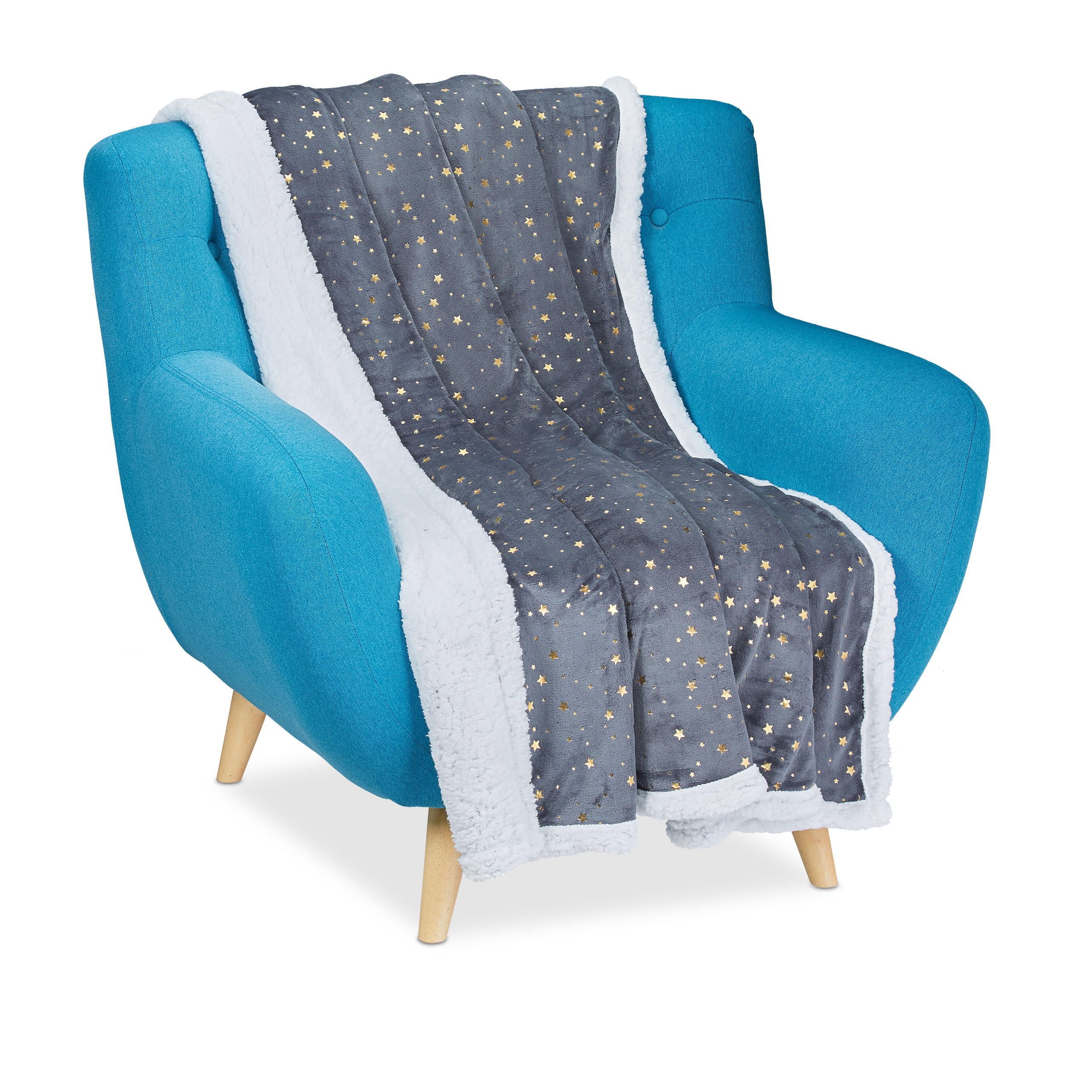 KUSCHELDECKE - Multicolor, Textil (150/200cm) - Relaxdays