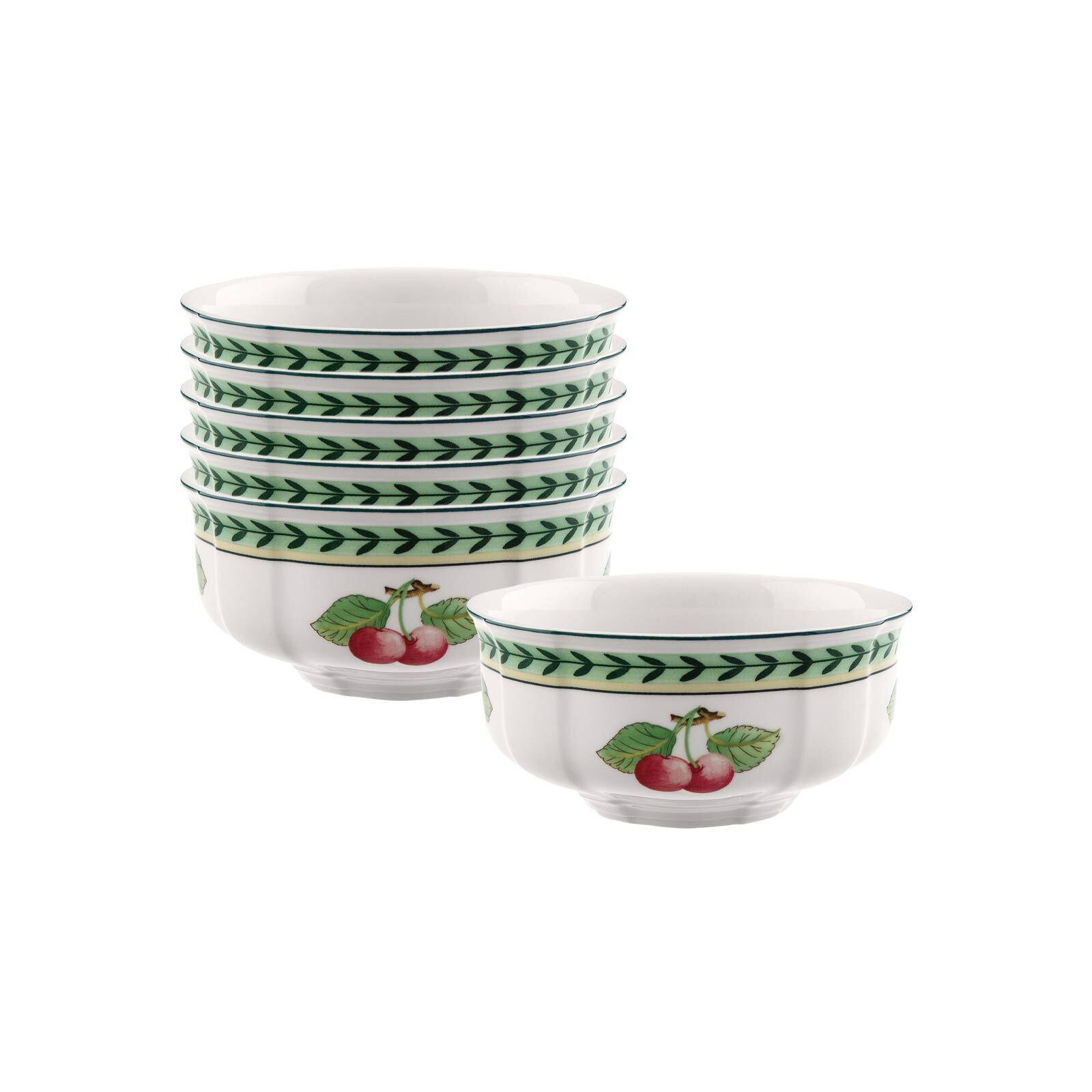 DESSERTSCHALEN French Garden Fleurence bunt ø 11,7 cm 6er Set - Multicolor, Keramik (11.7cm) - Villeroy & Boch