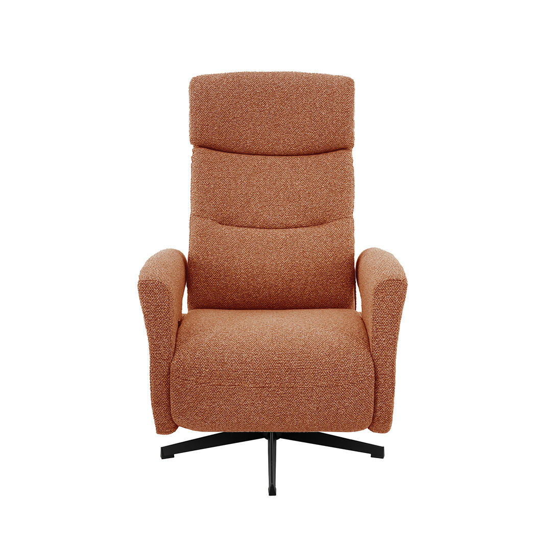 SESSEL Tampere - Orange - 72/88/115 cm - Orange, Textil (72/115/88cm) - LABEL51