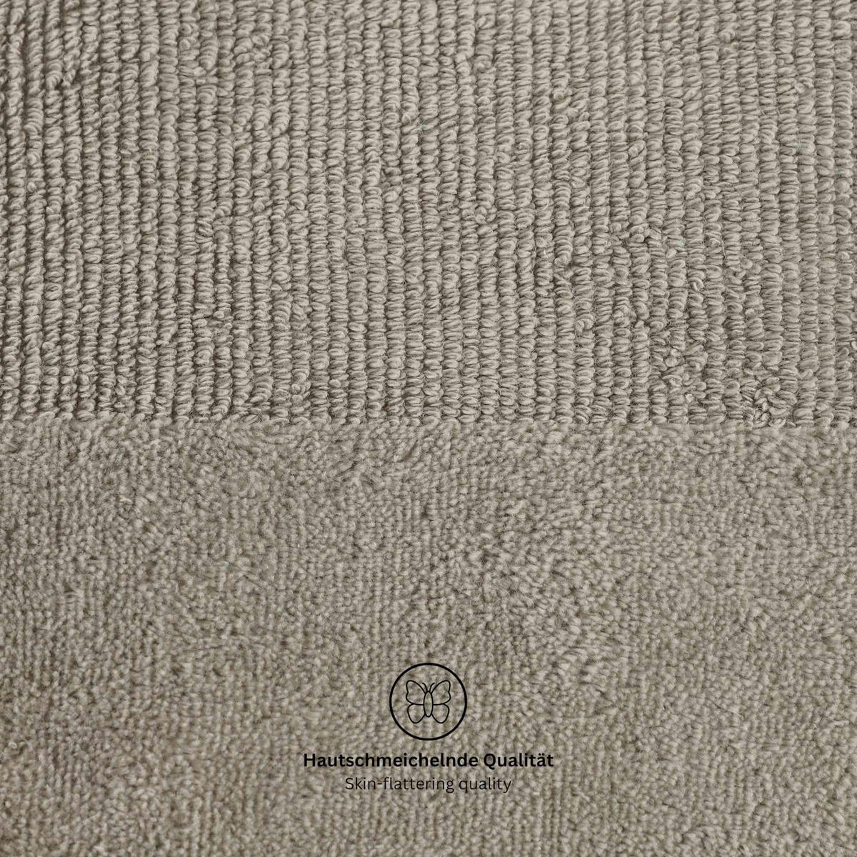 BADETUCH SENSE-2 - Sandfarben, Textil (100/150cm) - Schöner Wohnen