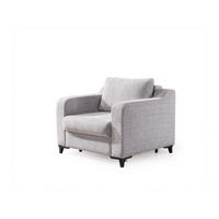 SOFA Transforma Sessel Webstoff Grau - Grau, Holz/Textil (100/80/100cm) - Villa Möbel