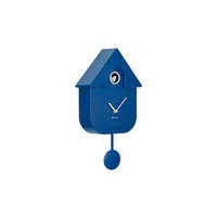 WANDUHR Modern Cuckoo Blau 8.5/21.5/41 cm - Dunkelblau, Kunststoff (21.5/41/8.5cm) - Karlsson