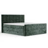 BOXSPRINGBETT Ava Grün 180/200 cm - Schwarz/Grün, Holz/Holzwerkstoff (180/200cm) - Maison de Reve