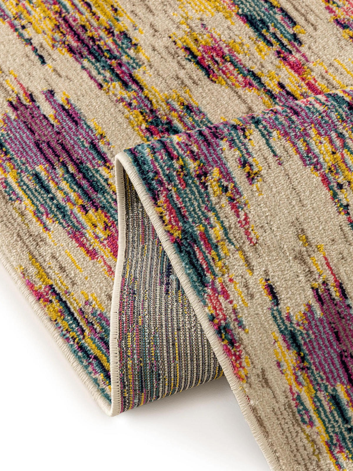 LÄUFER Casa Multicolor 70/240 cm - Multicolor, Naturmaterialien/Textil (70/240cm) - benuta