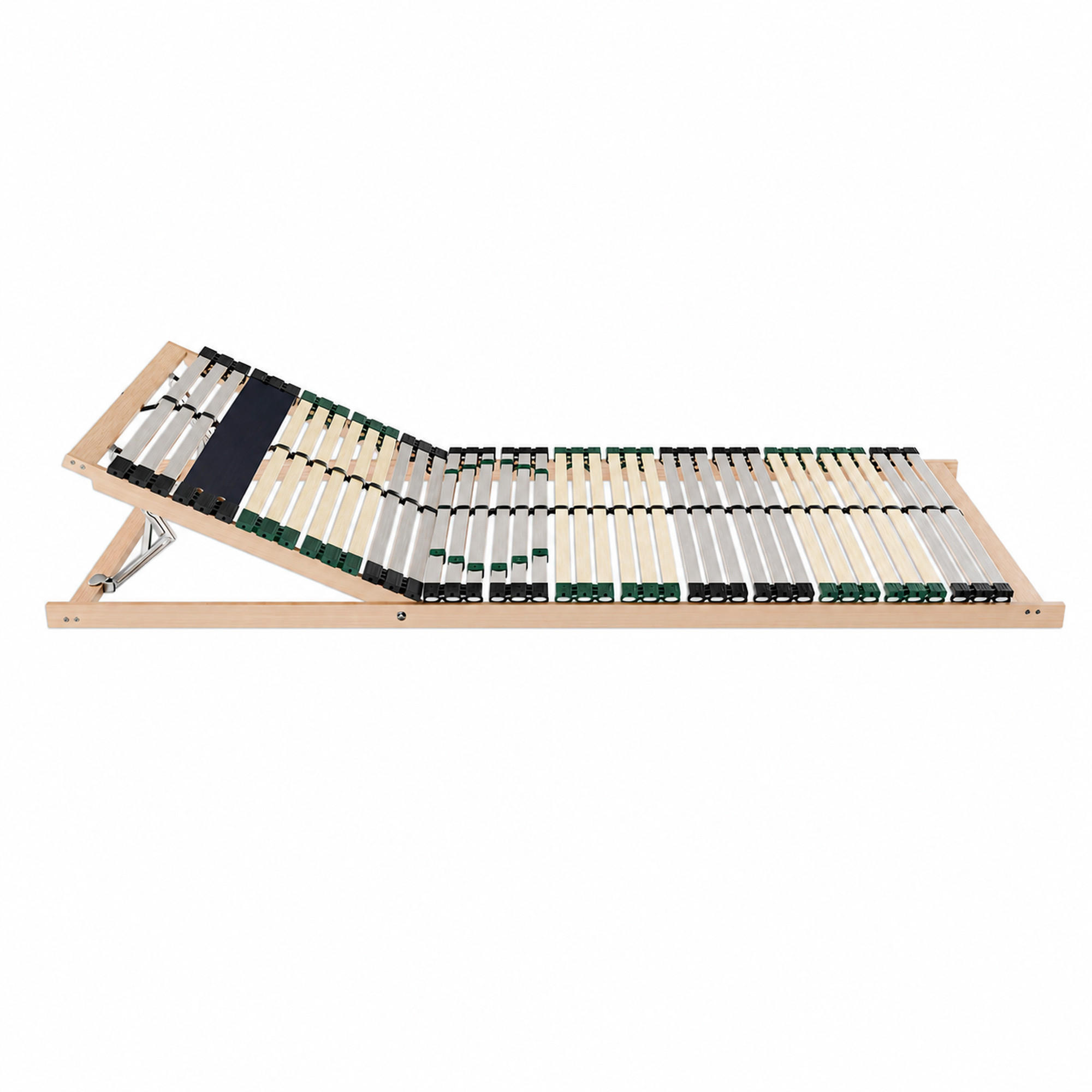 LATTENROST Rock Solid 100x200 cm bis 200Kg belastbar, 7 Zonen - Braun, Holz (100/200cm) - Sleepneo