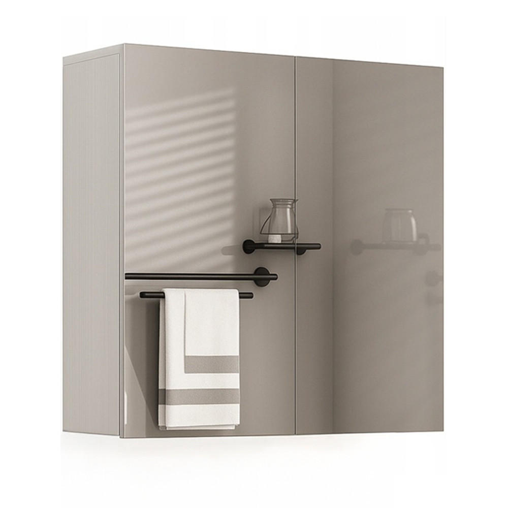 BADEZIMMERSCHRANK, weiß 60/22/60 cm - Weiß, Holzwerkstoff (60/60/22cm)