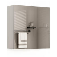 BADEZIMMERSCHRANK, weiß 60/22/60 cm - Weiß, Holzwerkstoff (60/60/22cm)