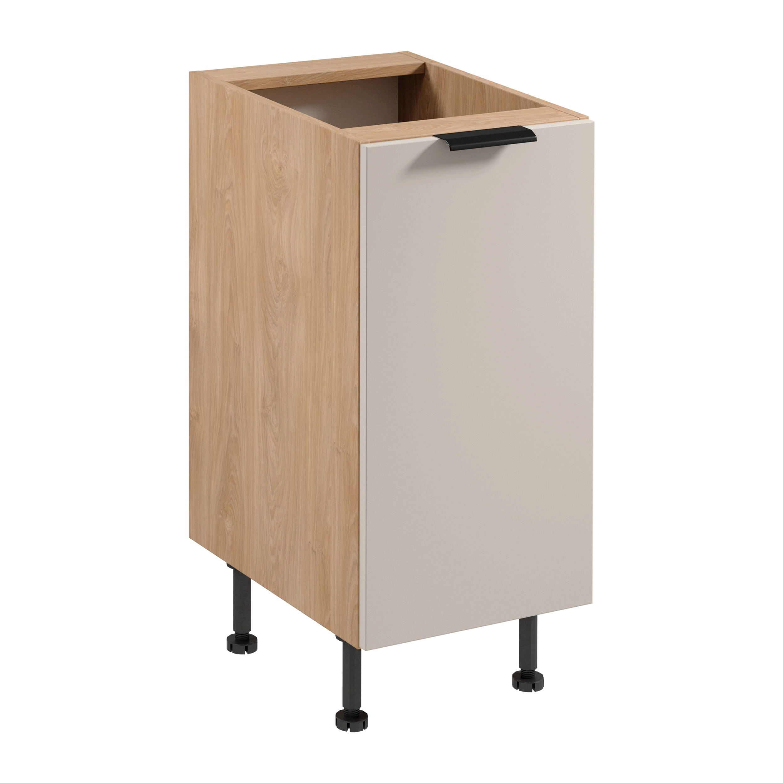 Royal24_Markt Unterschrank Sonoma Eiche, Beige 40x87x52 cm
