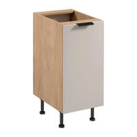 UNTERSCHRANK D40 P/L – Sorento Beige Sonoma Eiche – Beige / Sonoma Eiche - Beige/Sonoma Eiche, Holzwerkstoff (40/87/52cm) - ROYAL24_MARKT