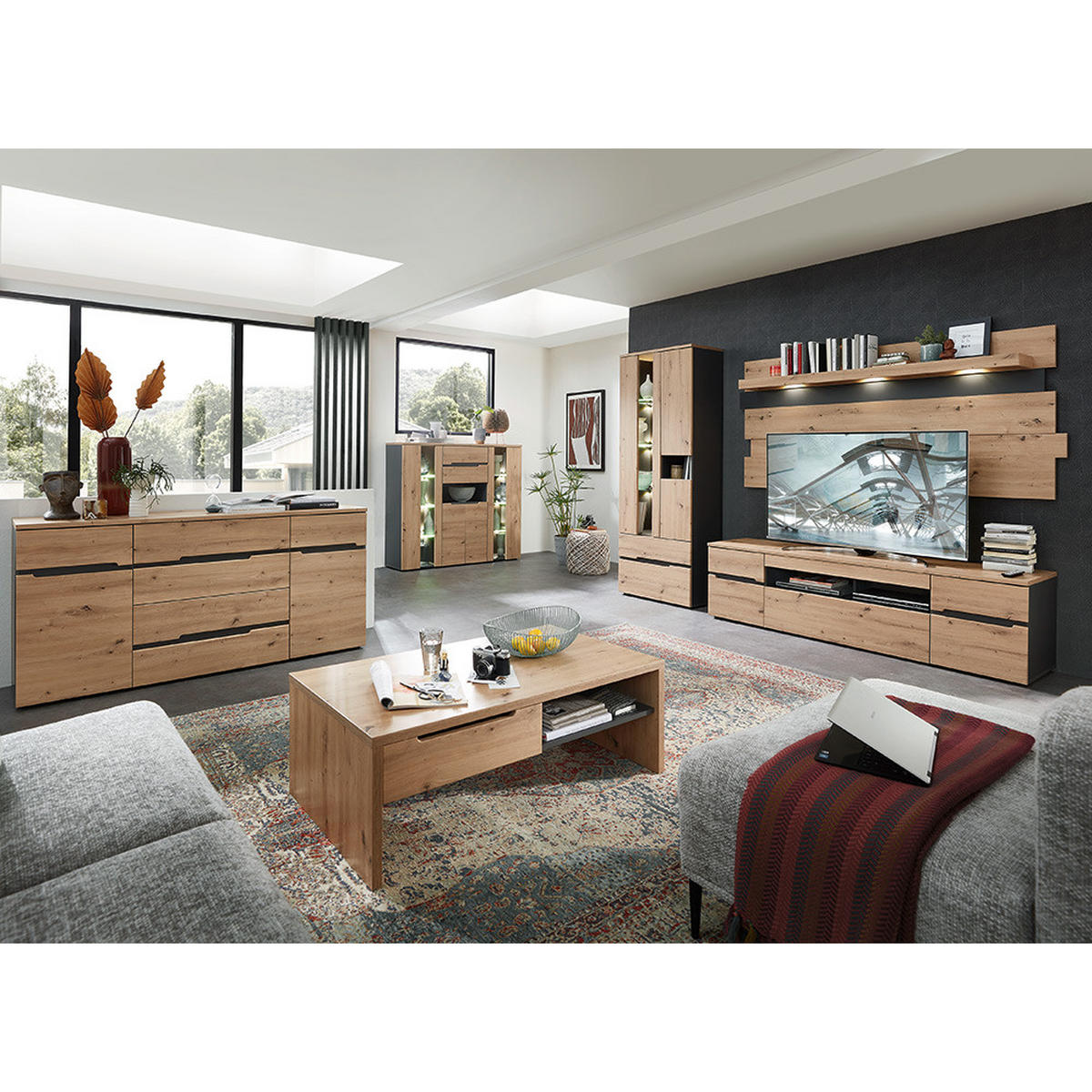 HIGHBOARD Manresa-36 - Braun, Holzwerkstoff (145/127/38cm) - Lomado