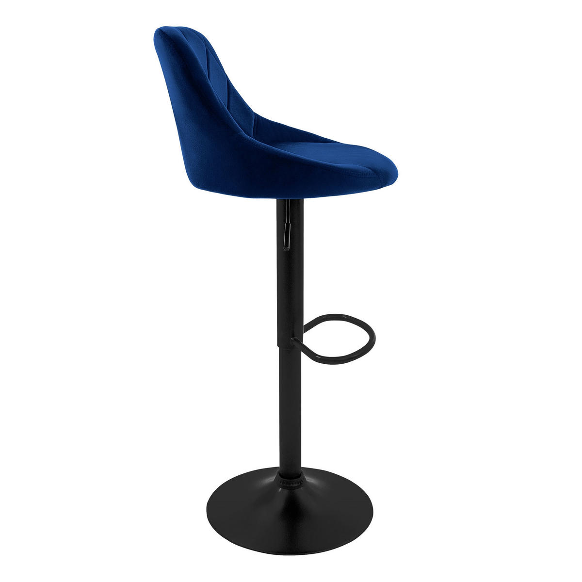 BARHOCKER 4er Set - Blau, Metall (47/106/37cm) - ML-DESIGN