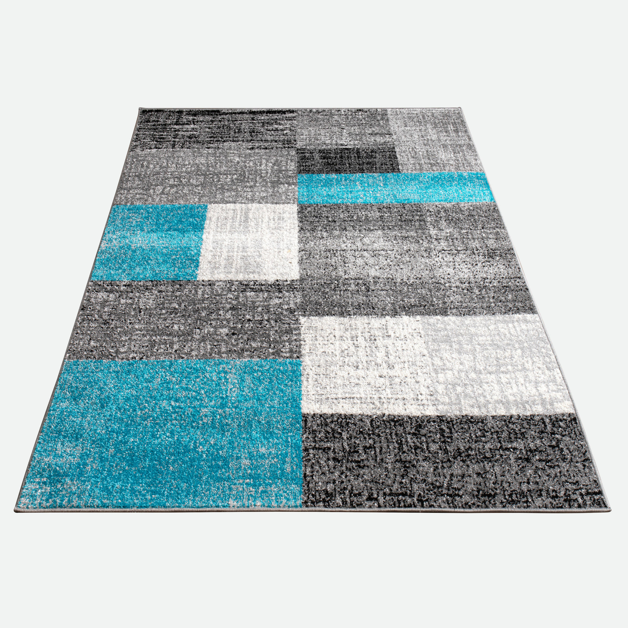 KURZFLORTEPPICH 60/100 cm Sinai 75 - Türkis, Textil (60/100cm) - Paco Home