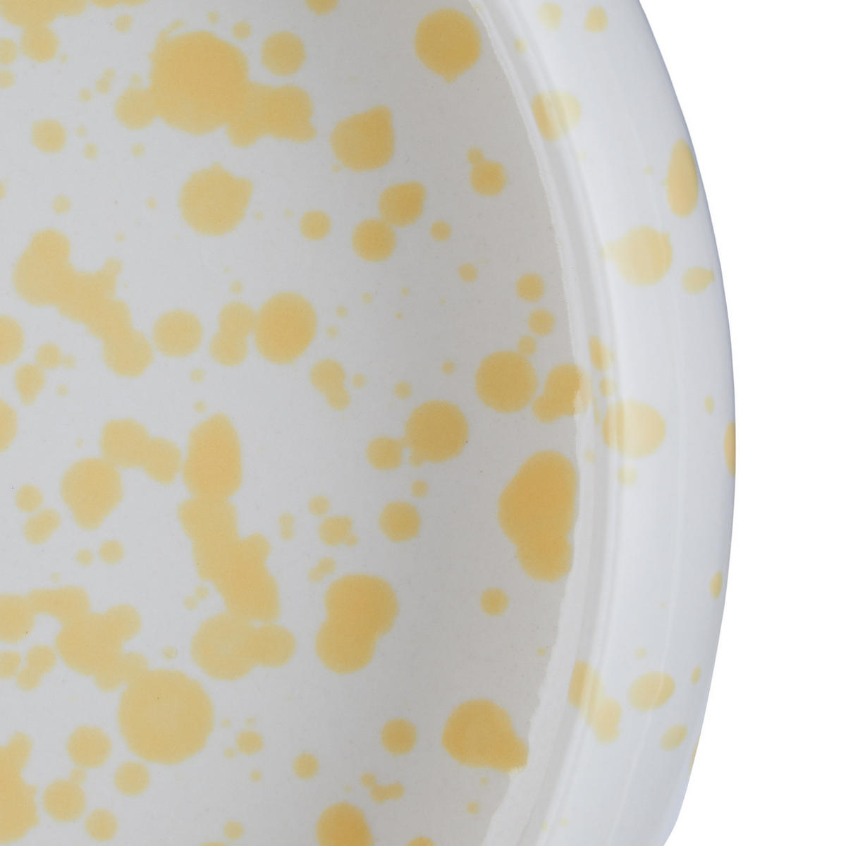 PASTATELLER Boogy Splash Ø23cm - Gelb, Keramik (24/24/4.5cm) - Butlers