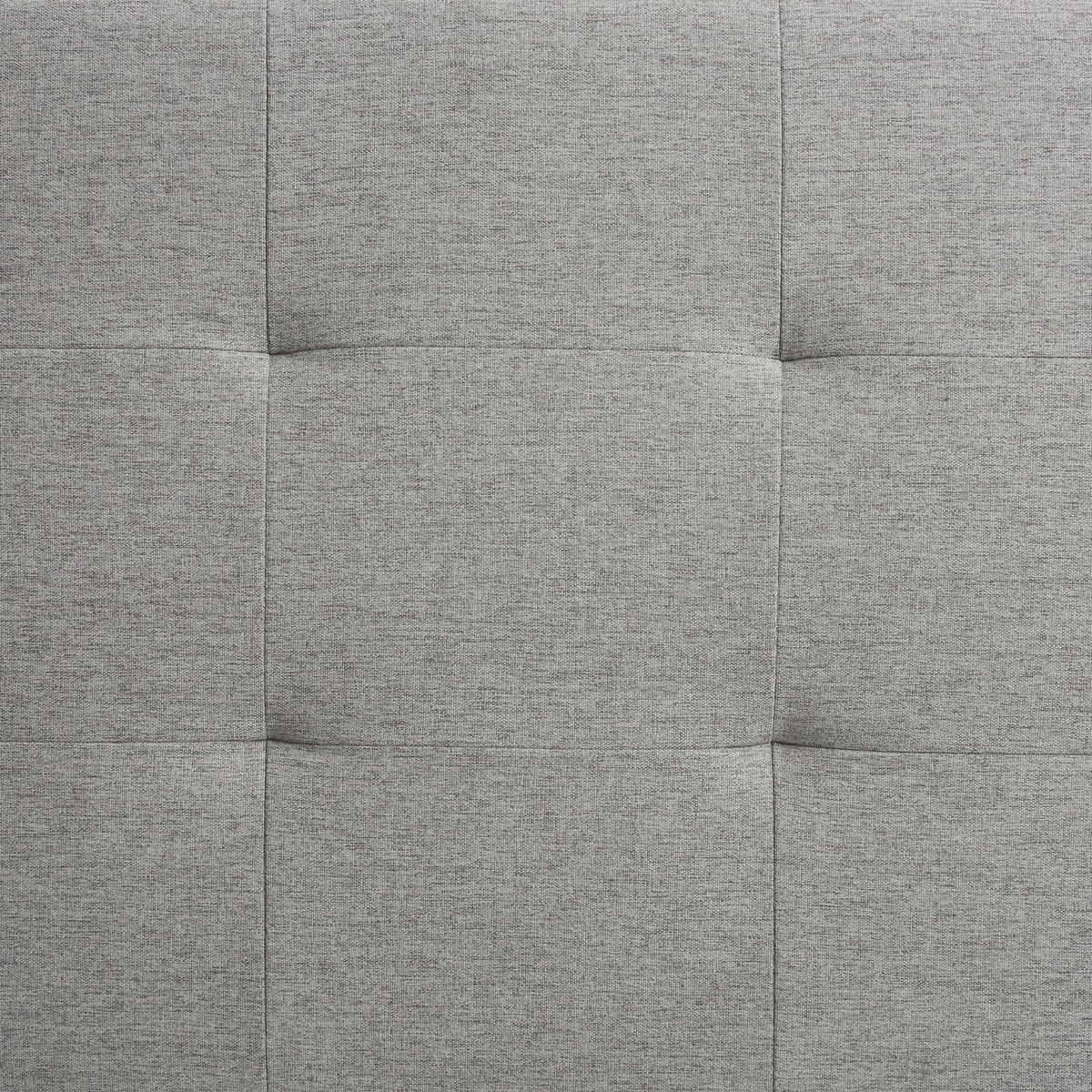 KOPFTEIL JALEYA 90X190 CM - Grau, Textil (91/99/7cm) - IDIMEX