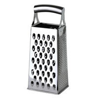 KÜCHENREIBE Basic Kitchen silberfarben 10/8/25 cm Metall - Silberfarben, Metall (8/25/10cm) - Mondex