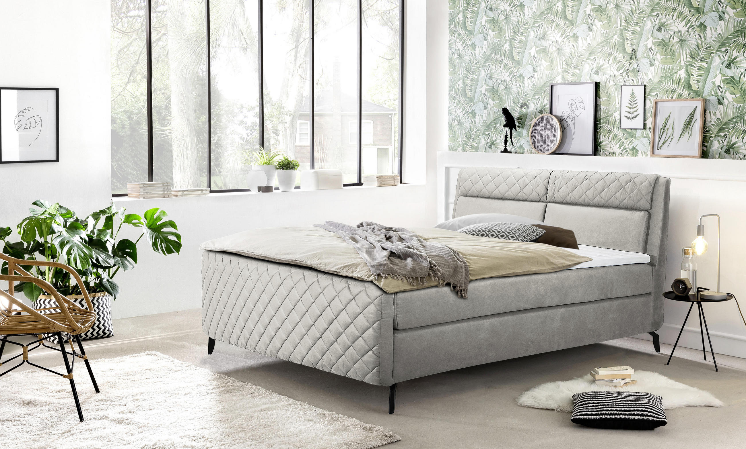 Boxspring postelja
