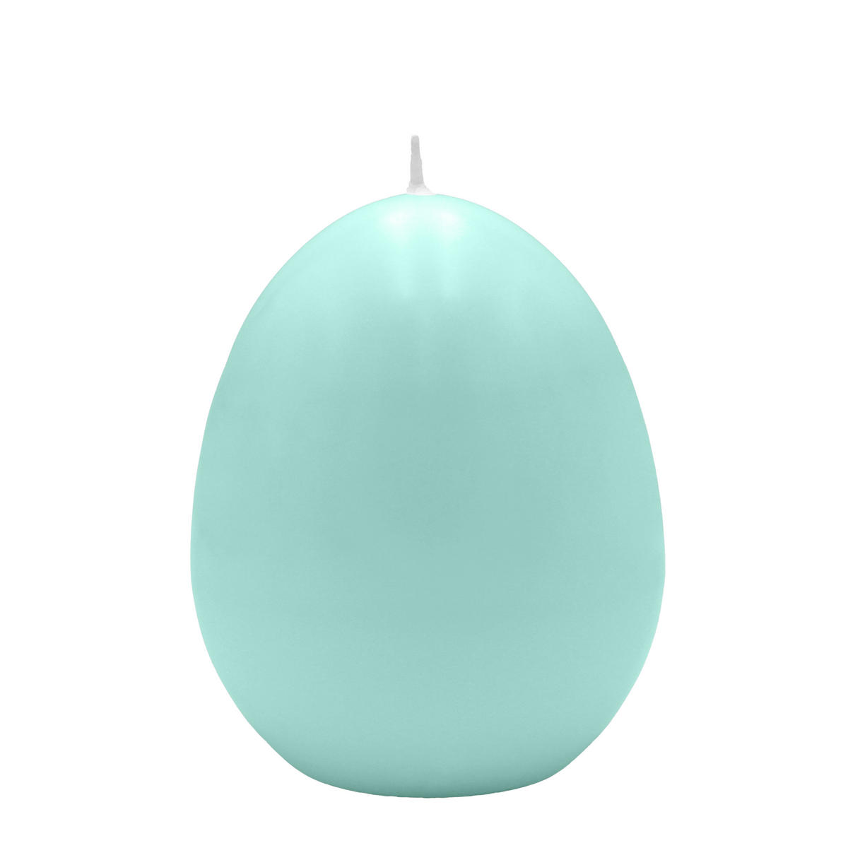 EIKERZEN Maxi, Straußenei Türkis 140 x Ø 100 mm, 6 Stück - Türkis, Paraffin (10/14/14cm) - Kopschitz Kerzen