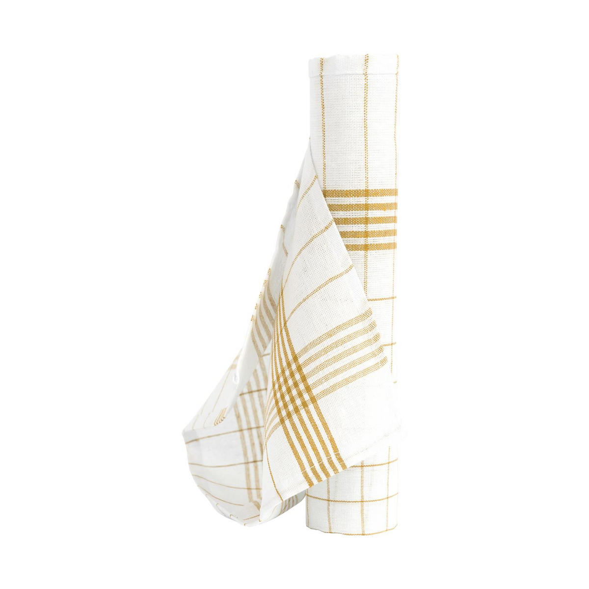 GESCHIRRTÜCHER 50x70 cm im 10er Set aus 100% Baumwolle, Küchentücher Gold - Goldfarben, Textil (50/70cm) - Carpe Sonno