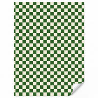 KINDERTAPETE - Schachbrett - Muster - Grün - 200x280 cm - Grün, Papier (200/280cm) - OnlyWow