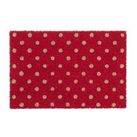FUSSMATTE - Rot, Kunststoff/Textil (40/60cm) - Relaxdays