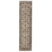 ORIENTTEPPICH Vintage Blumen-Muster, Wohnzimmer Erdtöne-Grün Läufer 60x230 - Grün, Textil (60/230cm) - KADIMA DESIGN