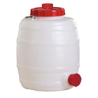 UNIVERSAL-FASS 15 L rund aus lebensmittelechten PE - Weiß, Kunststoff (30/34/30cm) - GRAF