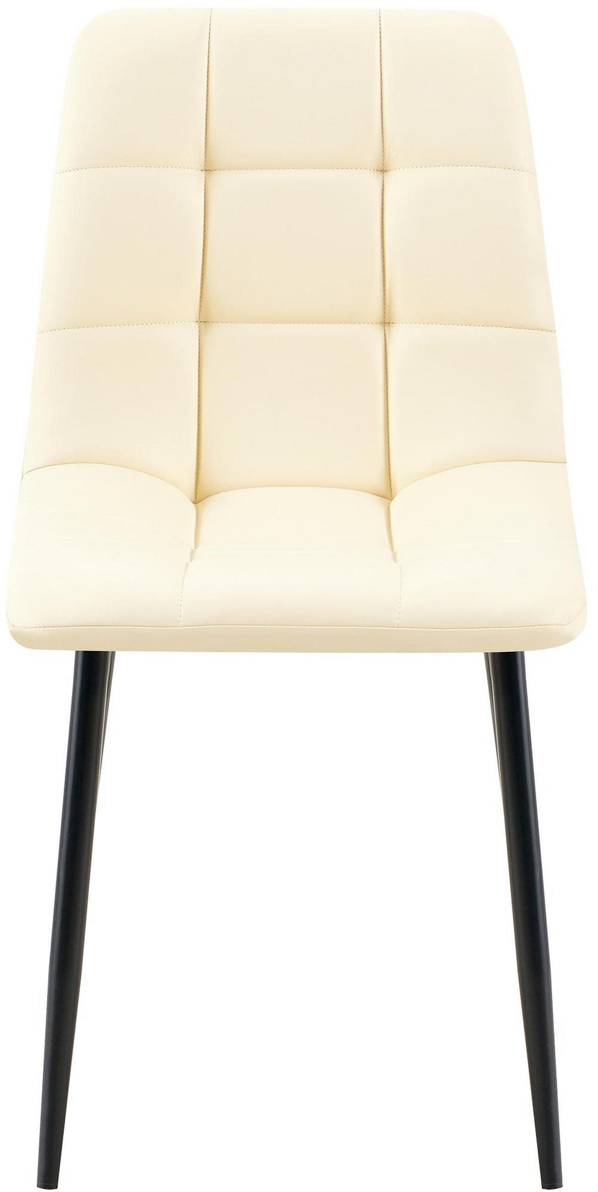 ESSZIMMERSTUHL Antibes 84x45x55 cm Creme - Creme, Leder (45/84/55cm) - furnicato