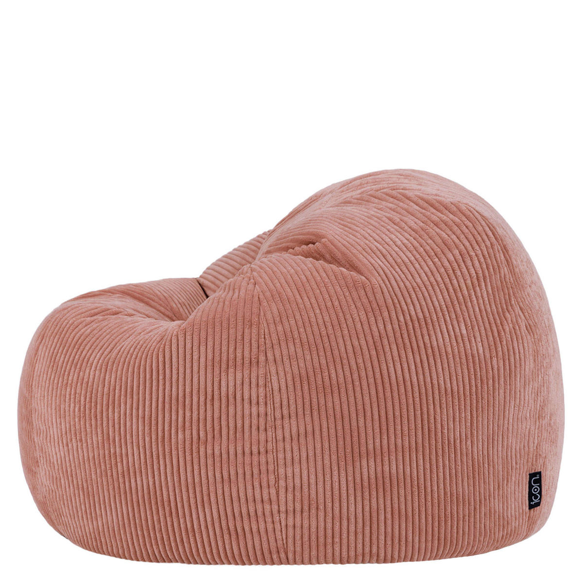 SITZSACK Klassisch Kingston, Cord - Pink, Textil (85/50/85cm) - icon