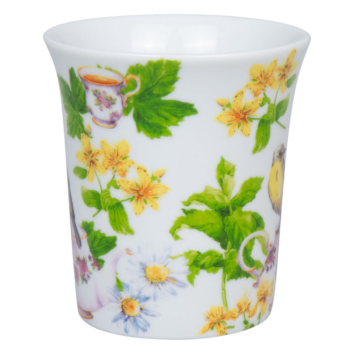 KAFFEEBECHER Tea Birds - Naturfarben, Keramik (0.41L) - Könitz