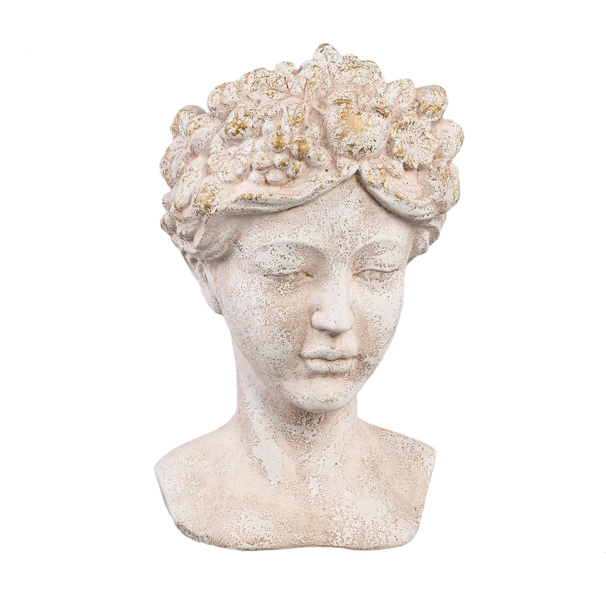 SKULPTUR Sherlene Beige 23/21.5/36cm - Beige, Stein (21.5/36/23cm) - PTMD Collection
