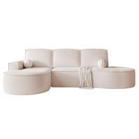 ECKSOFA SOFIA mit Schlaffunktion und Bettkasten Weiß - Weiß, Holzwerkstoff/Kunststoff (277/157cm) - Idohome