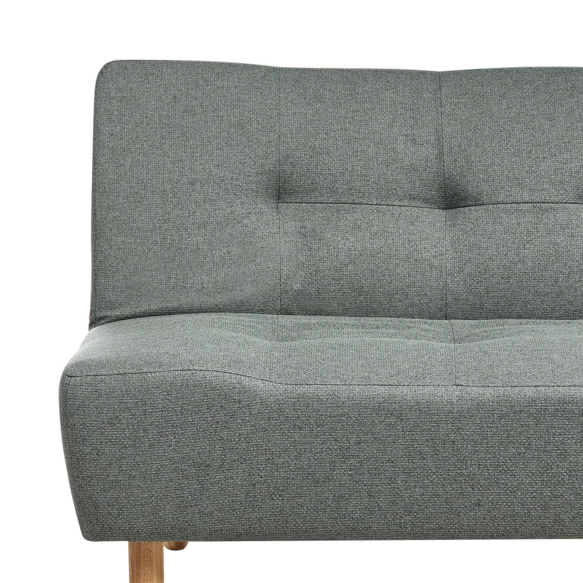 SCHLAFSOFA 3-Sitzer Stoff Grün Alsten - Grün, Textil (183/80/79cm) - Beliani