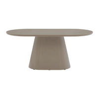 ESSTISCH - 6 Personen - Holz, Platte - Taupe, Beige - VALIANA - Taupe/Beige, Holz (90/180/76cm) - Vente-Unique