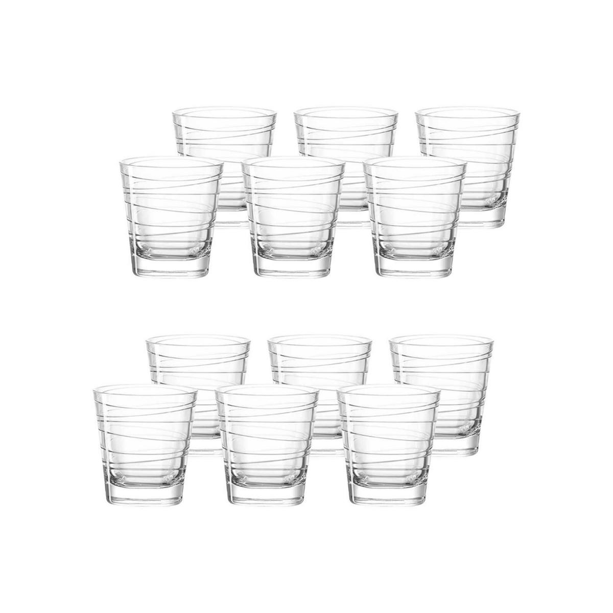 TRINKGLÄSER Vario transparent 250 ml 12er Set - Transparent, Glas (0.25L) - Leonardo Living