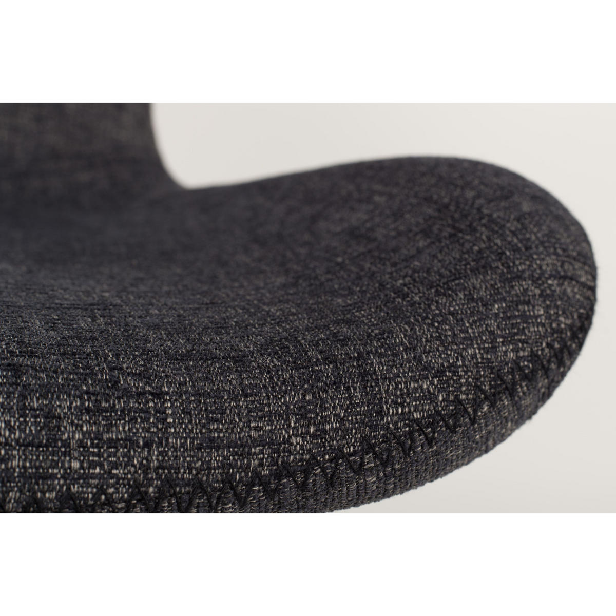 ESSZIMMERSTUHL Lester Sitzfläche Anthrazit - 2 er Set - Grau, Textil (50/80.5/55cm) - Housecraft Living