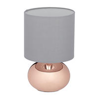 TISCHLAMPE - Multicolor, Kunststoff/Textil (18/18/27.5cm) - Relaxdays
