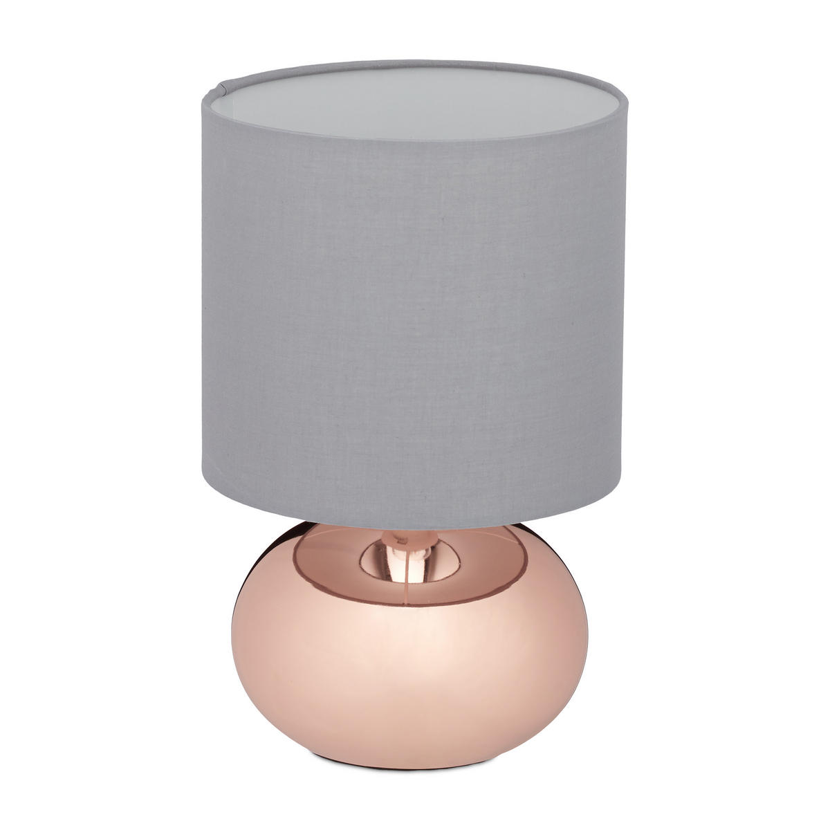 TISCHLAMPE - Multicolor, Kunststoff/Textil (18/18/27.5cm) - Relaxdays