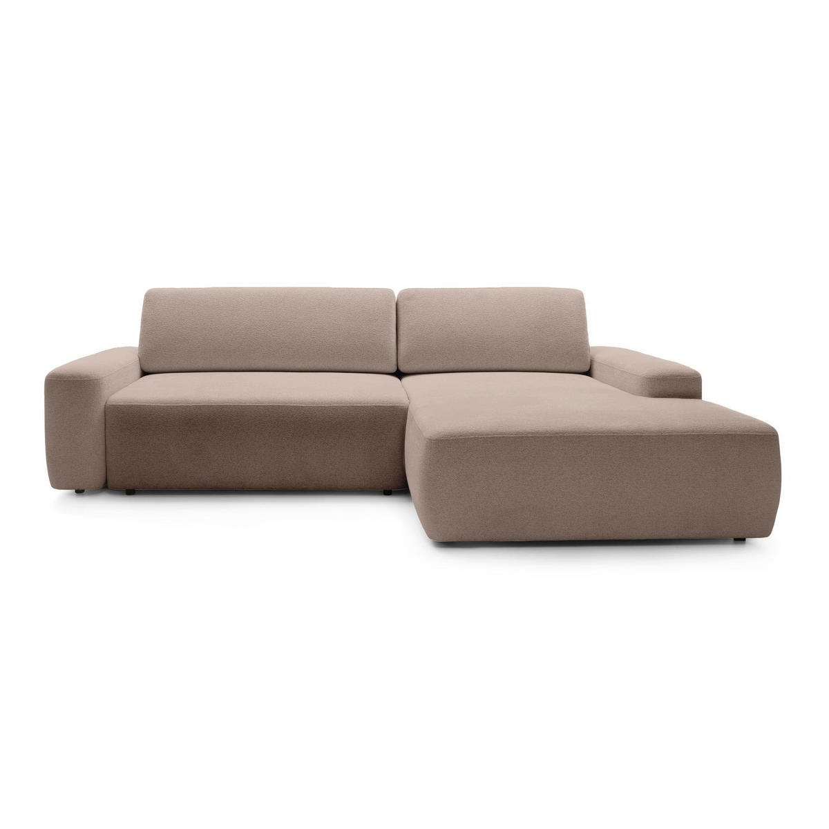ECKSOFA Bamby Cappuccino 264 cm - Cappuccino, Textil (264/82/162cm) - Pillovely