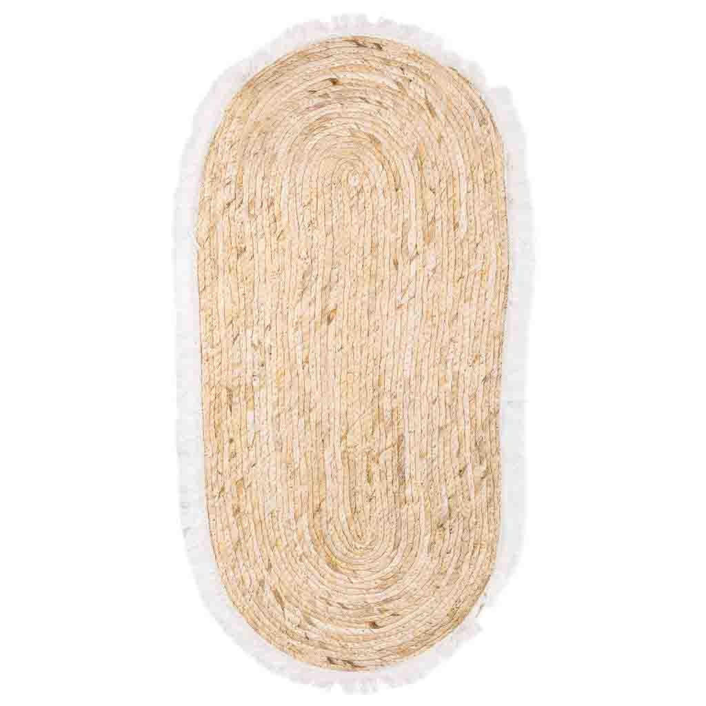NATURFASERTEPPICH braun handgewebt 100x50x1 cm - Multicolor, Naturmaterialien (100/50cm) - Wanderlust