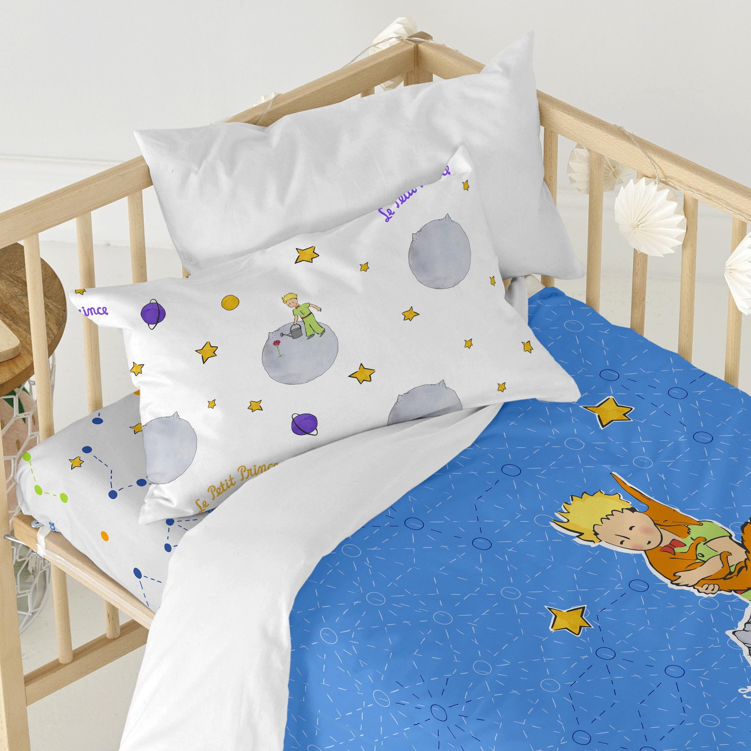 BETTBEZUG 2er-Set teiliges accolade 115x145 cm (kinderbett) mehrfarbig - Multicolor, Textil (115/145cm) - Happy Friday