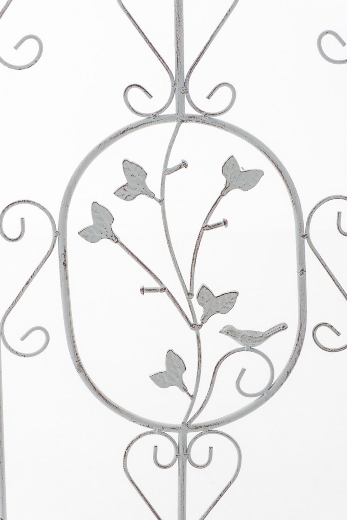 RANKGITTER Burk antik weiß - Weiß, Metall (35/122/7cm) - TPFGarden