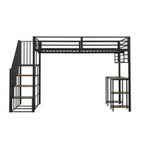 HOCHBETT 120/200 cm Schwarz, Dunkel - Walnussfarben/Schwarz, Holz/Metall - Raumix
