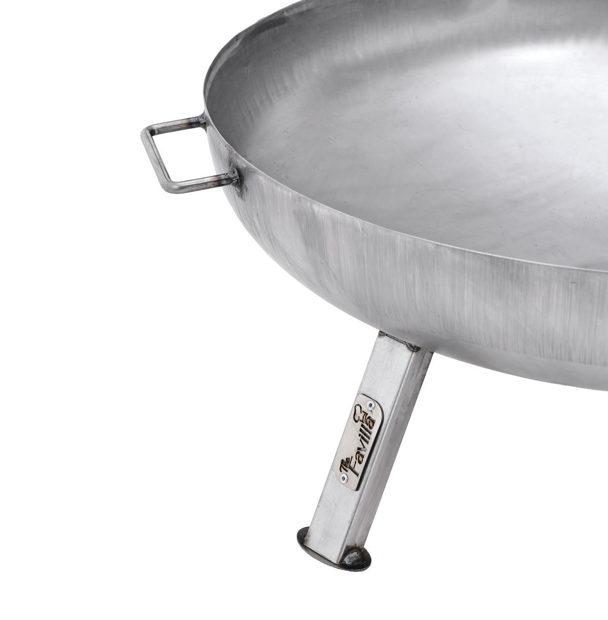 FEUERSCHALE Bombe Basic Ø 64,5 cm  robust aus Stahl - Grau, Metall (64.5/30/64.5cm) - The Favilla